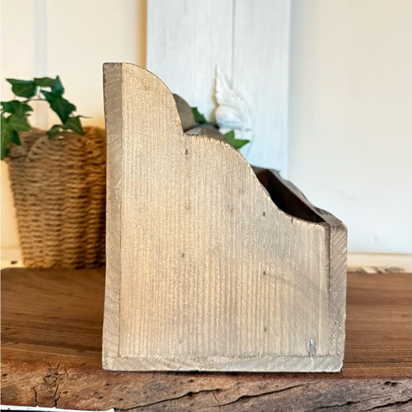 Vintage Wooden Letter Holder or Desk Organizer - Picture 5 of 5